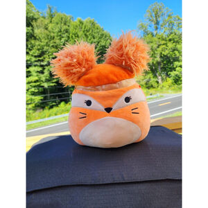 Squishmallow By KellyToy SQUISH-DOOS Mallora the Orange Fox 11"